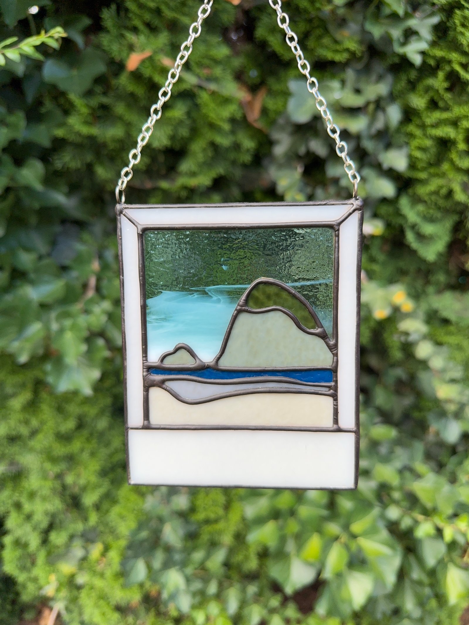 Stained Glass Polaroid, Haystack Rock